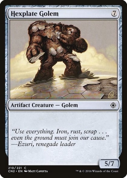 Hexplate Golem, Conspiracy: Take the Crown 210