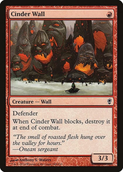 Cinder Wall, Conspiracy 140