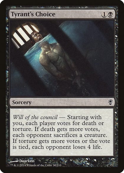 Tyrant's Choice, Conspiracy 30