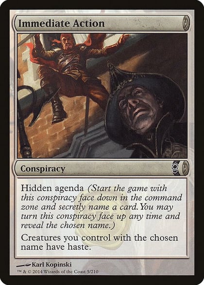 Immediate Action, Conspiracy 5