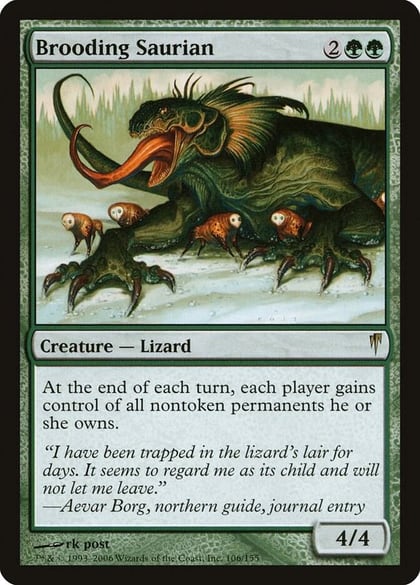 Brooding Saurian, Coldsnap 106