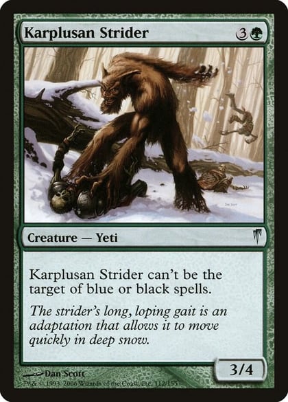 Karplusan Strider, Coldsnap 112