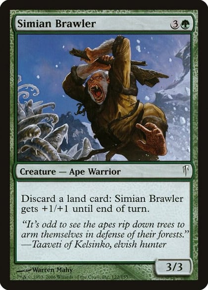 Simian Brawler, Coldsnap 122