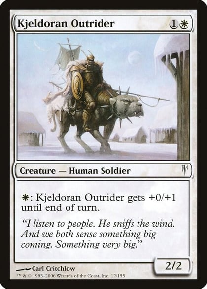 Kjeldoran Outrider, Coldsnap 12