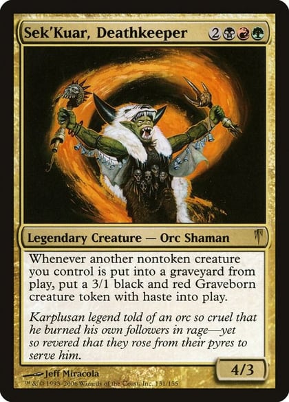 Sek'Kuar, Deathkeeper, Coldsnap 131