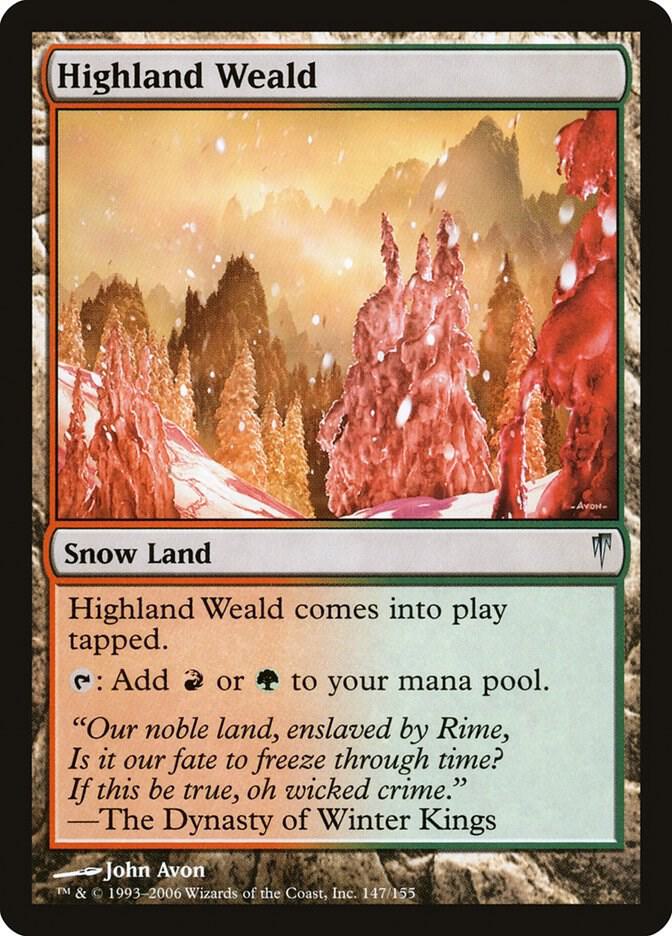 Highland Weald, Coldsnap 147
