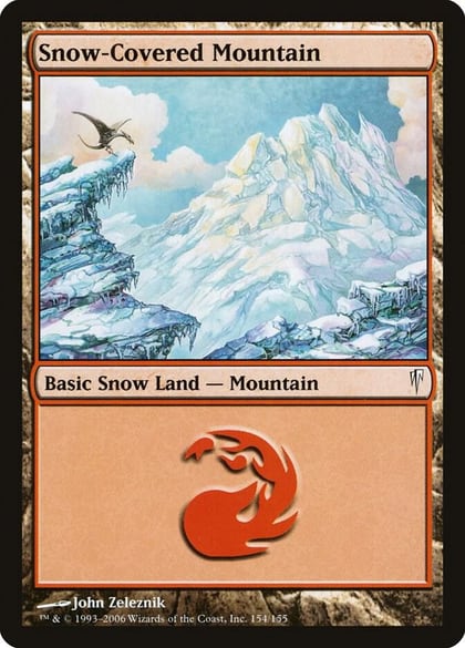 Snow-Covered Mountain, Coldsnap 154