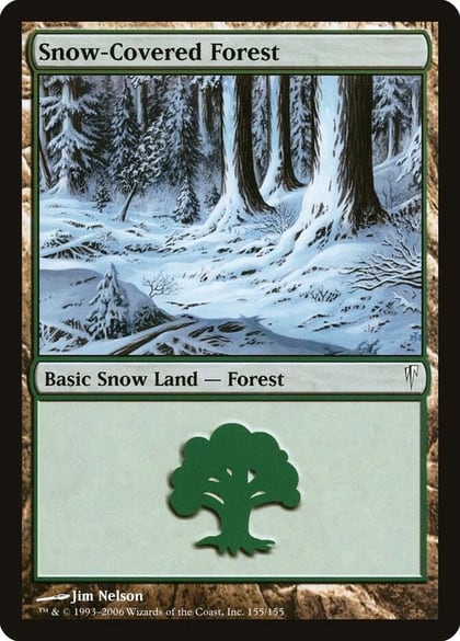 Snow-Covered Forest, Coldsnap 155