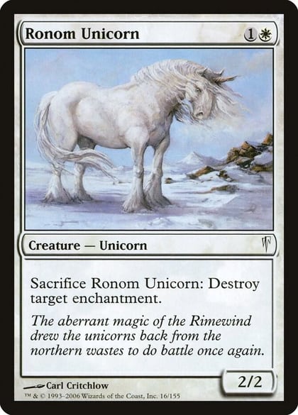 Ronom Unicorn, Coldsnap 16