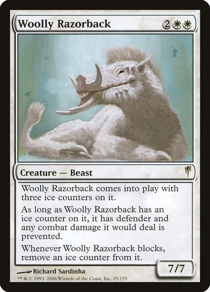 Woolly Razorback, Coldsnap 25