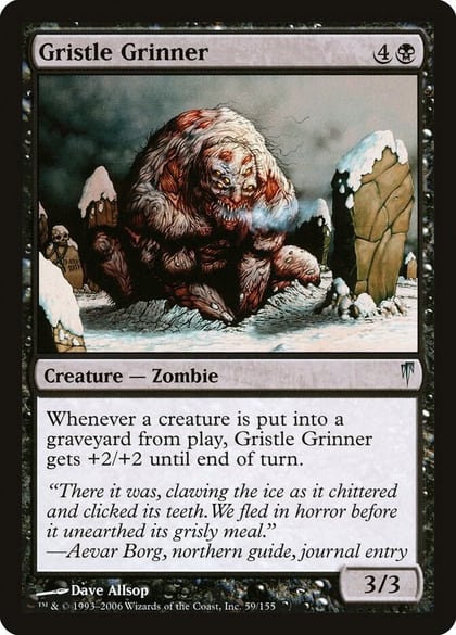 Gristle Grinner, Coldsnap 59