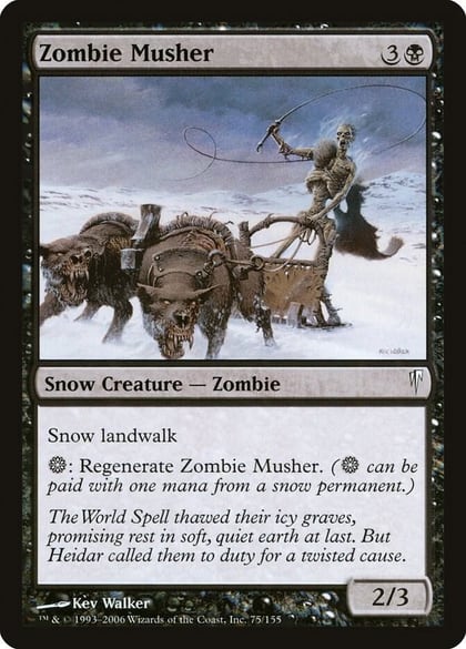 Zombie Musher, Coldsnap 75