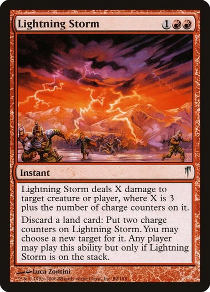 Lightning Storm, Coldsnap 89