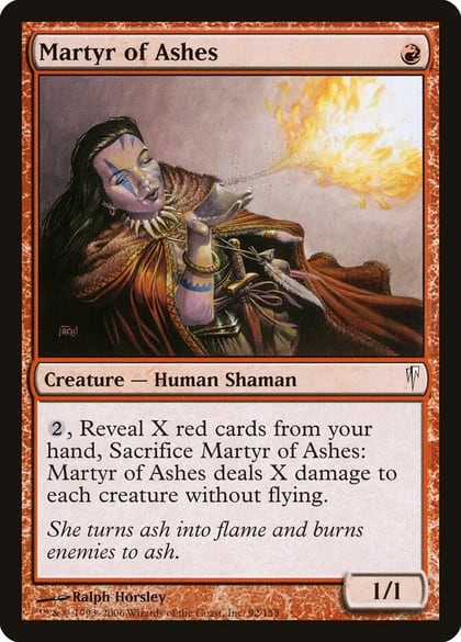 Martyr of Ashes, Coldsnap 92