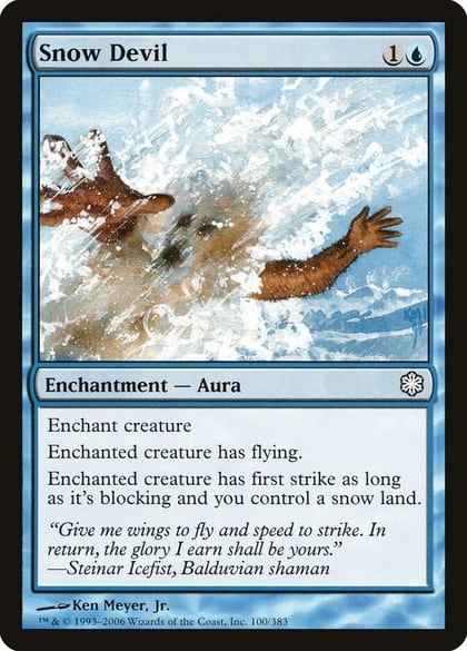 Snow Devil, Coldsnap Theme Deck Reprints 100
