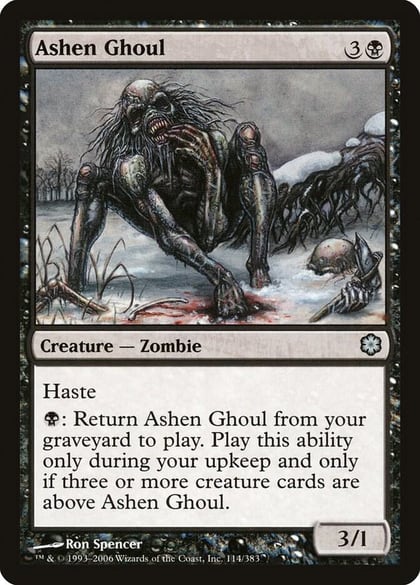 Ashen Ghoul, Coldsnap Theme Deck Reprints 114