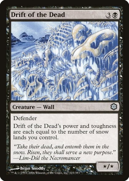 Drift of the Dead, Coldsnap Theme Deck Reprints 123
