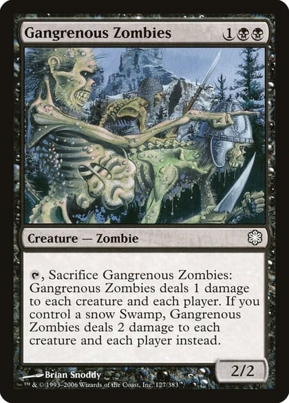Gangrenous Zombies, Coldsnap Theme Deck Reprints 127
