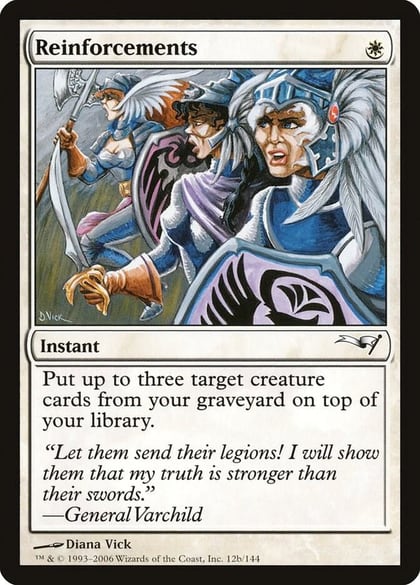 Reinforcements (Version 2), Coldsnap Theme Deck Reprints 12b