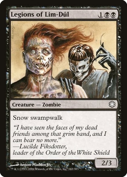 Legions of Lim-Dul, Coldsnap Theme Deck Reprints 142