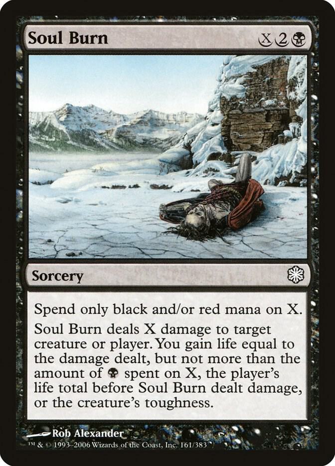 Soul Burn, Coldsnap Theme Deck Reprints 161