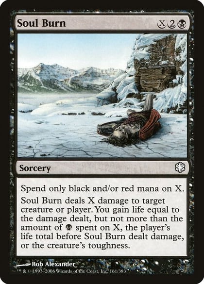 Soul Burn, Coldsnap Theme Deck Reprints 161