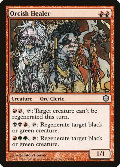 Orcish Healer, Coldsnap Theme Deck Reprints 208