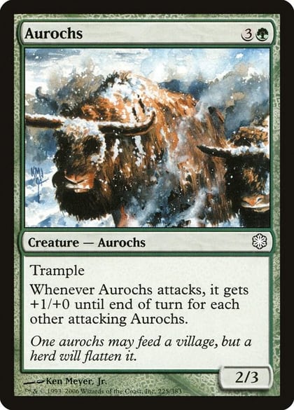 Aurochs, Coldsnap Theme Deck Reprints 225