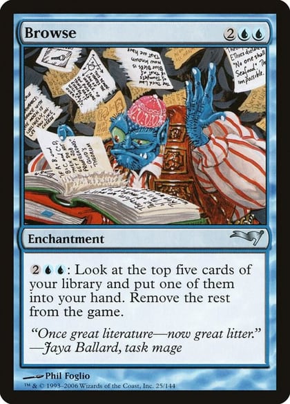 Browse, Coldsnap Theme Deck Reprints 25