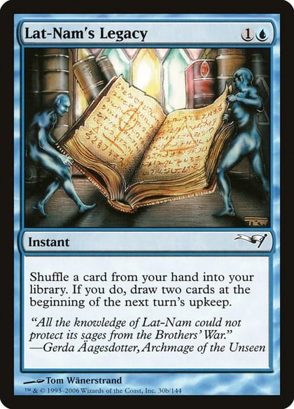 Lat-Nam's Legacy, Coldsnap Theme Deck Reprints 30b