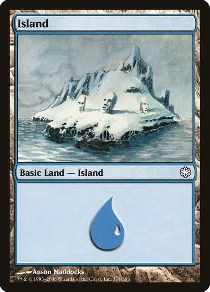 Island (374), Coldsnap Theme Deck Reprints 374