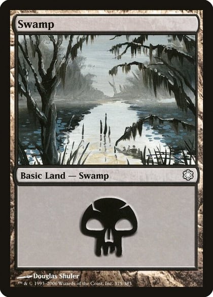 Swamp (375), Coldsnap Theme Deck Reprints 375