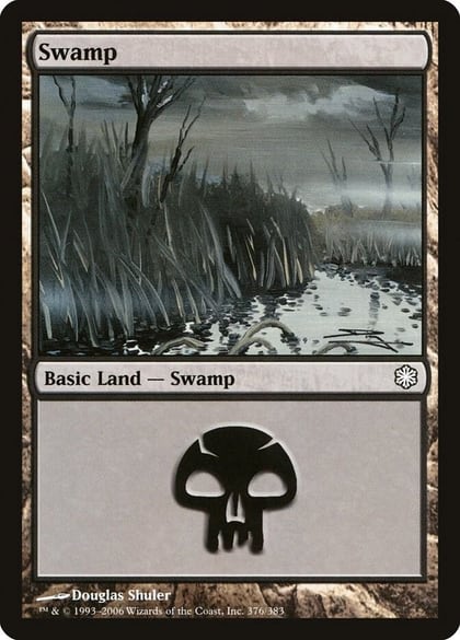 Swamp (376), Coldsnap Theme Deck Reprints 376