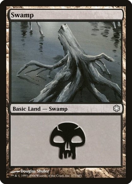 Swamp (377), Coldsnap Theme Deck Reprints 377