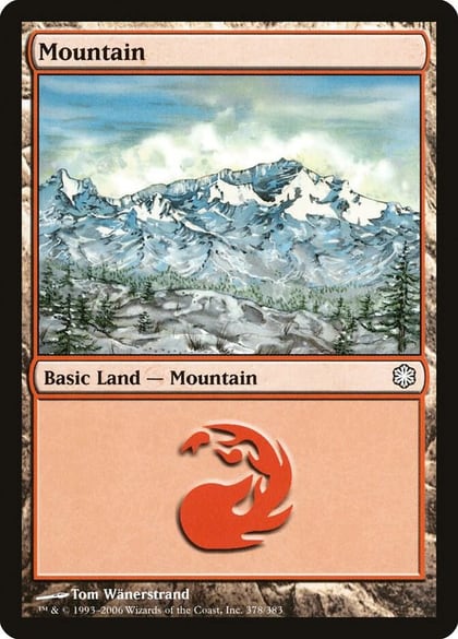 Mountain (378), Coldsnap Theme Deck Reprints 378