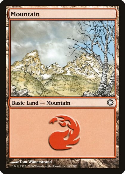 Mountain (379), Coldsnap Theme Deck Reprints 379