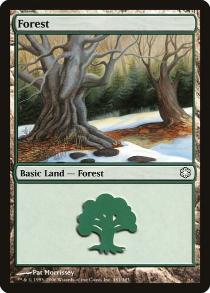 Forest (381), Coldsnap Theme Deck Reprints 381