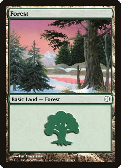 Forest (383), Coldsnap Theme Deck Reprints 383