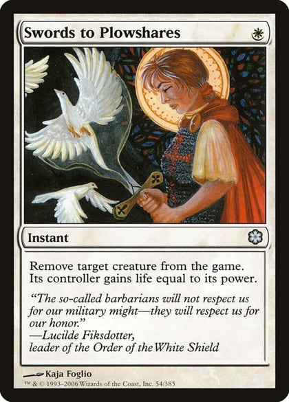 Swords to Plowshares, Coldsnap Theme Deck Reprints 54