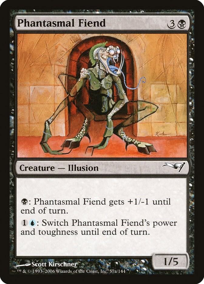 Phantasmal Fiend, Coldsnap Theme Deck Reprints 57a