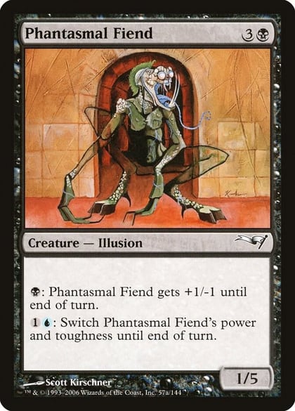 Phantasmal Fiend, Coldsnap Theme Deck Reprints 57a