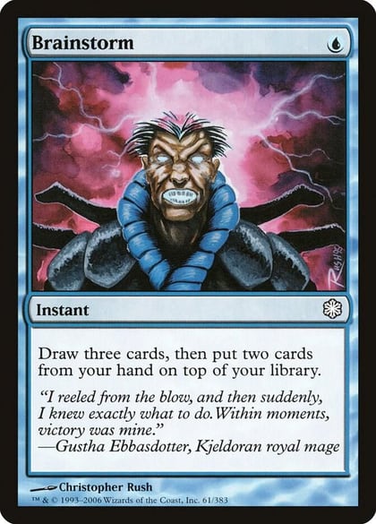 Brainstorm, Coldsnap Theme Deck Reprints 61