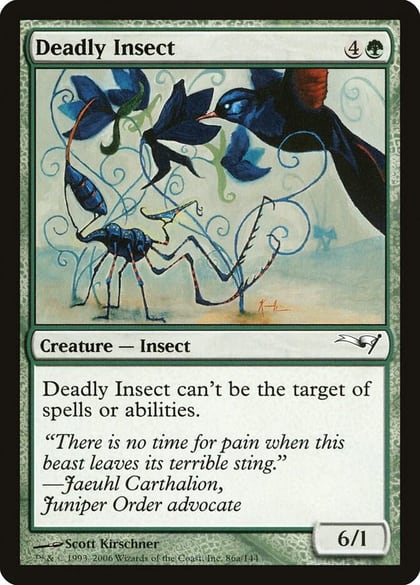 Deadly Insect, Coldsnap Theme Deck Reprints 65