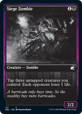 Siege Zombie, Innistrad: Double Feature 121