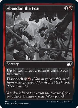 Abandon the Post, Innistrad: Double Feature 127