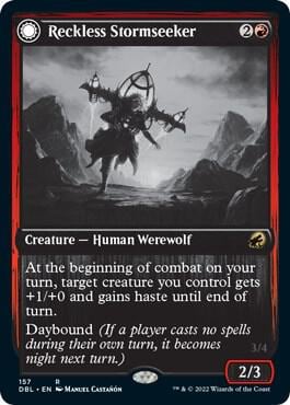 Reckless Stormseeker, Innistrad: Double Feature 157