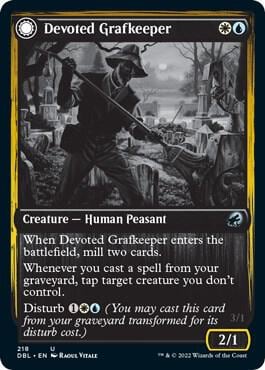 Devoted Grafkeeper, Innistrad: Double Feature 218
