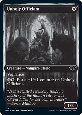 Unholy Officiant, Innistrad: Double Feature 308