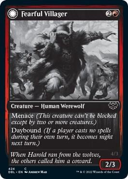 Fearful Villager, Innistrad: Double Feature 424