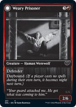 Weary Prisoner, Innistrad: Double Feature 451